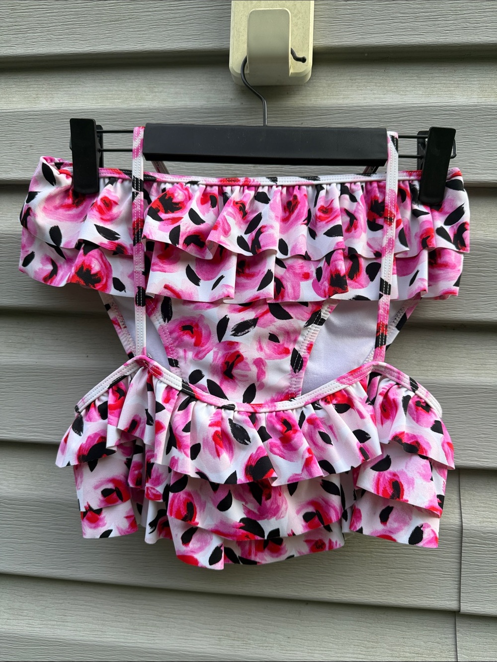 Kate Spade | Girls 2 Piece Ruffle Floral Bathing Suit Bikini size 14